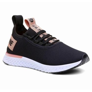 Imagem de Tenis Feminino Ideal Para Caminhada Ultrabone Preto e Rose-Feminino