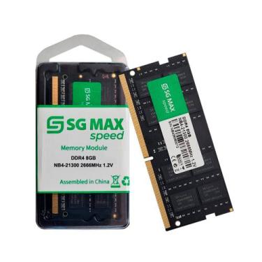 Imagem de Memoria Notebook 8Gb Ddr4 2666 CL19 1.2V SODDIM SGM8GL2666CL19NB SGMAX
