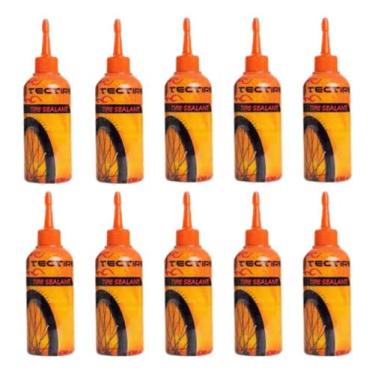 Imagem de 10 Líquidos Selante Tectire 120ml P/Pneus Tubeless Bicicleta