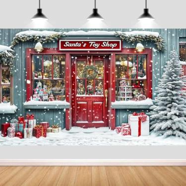 Imagem de 2,1 x 1,5 m, pano de fundo para fotos de loja de brinquedos de Natal, Natal, Natal, Natal, Natal, Natal, Natal, Natal, Natal, Natal, decoração de estúdio fotográfico, adereços de estúdio fotográfico