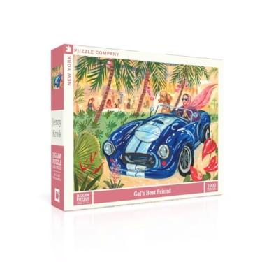 Imagem de New York Puzzle Company - Jenny Kroik Gal's Best Friend - Quebra-cabeça de 1000 peças para noites de jogos em família por Jenny Kroik