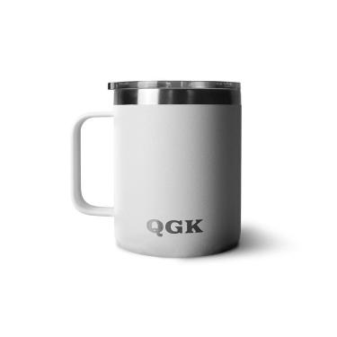 Imagem de Caneca Térmica Mug 12 Oz 335 Ml Qgk Branco Com Tampa