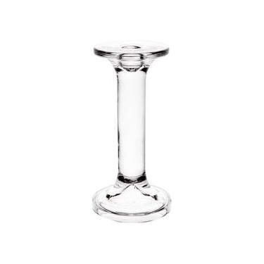 Imagem de Castiçal Para Vela De Vidro Creta 9cm X 9cm X 18,5Cm