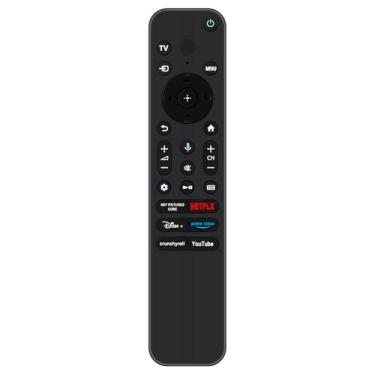 Imagem de Controle remoto de substituição de voz aplicável para Sony Bravia 9 Mini LED QLED 4K Ultra HD Smart Google TV K-65XR90 K-75XR90 K-85XR90 K65XR90 K75XR90 K85XR90 K-65XR90C K-75XR90C K-85XR90C K65XR90C