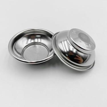 Imagem de Filtro de cesta de café pressurizado de camada dupla de 54 mm, filtro de máquina expresso de aço inoxidável compatível com Breville 820/840/870/875/878/879/880/450/550/Solis 1170/1019/980.09 - cesta