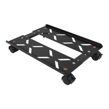 Imagem de Generic Suporte de torre de computador com rodas, acessório para piso, carpete, carrinho de PC, suporte de CPU para casa, embaixo da mesa, escritório, salas, Ajustável