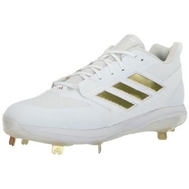 Imagem de adidas Tênis masculino Icon 8, Branco/dourado metálico/branco, 15