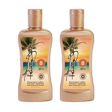 Imagem de Panama Jack Loção bronzeadora solar – FPS 8, PABA, parabenos, sem glúten e crueldade, fórmula hidratante antioxidante, 15 ml (pacote com 2)