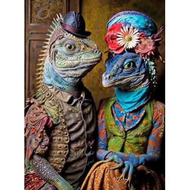 Imagem de Cross & Glory - Meet The Aliens: Kael and Narae - 1000 Piece Jigsaw Puzzle | Intergalactic Love Story | Vibrant Alien Puzzles with Satin Finish