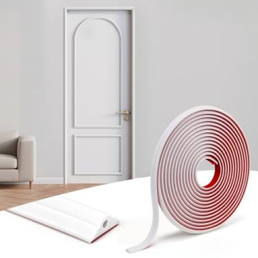 Imagem de Art3d Acabamento flexível para moldagem de coroa de 9,5 m, linhas de decoração de moldagem de painel autoadesivo para moldura de armário de porta de parede, bordas de janela espelhada e bricolagem