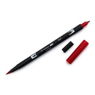 Imagem de Tombow Caneta/Pincel Artística Dual Brush Cor Crimson 847