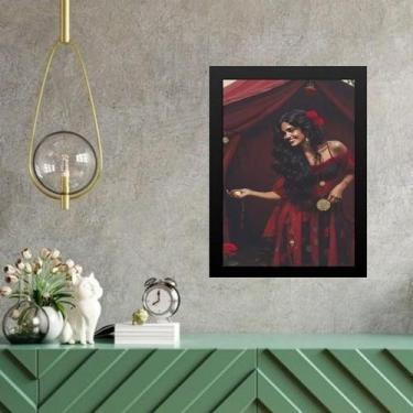 Imagem de Quadro Umbanda Pombagira Cigana 45X34Cm - Quadros On-Line
