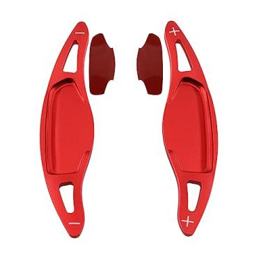 Imagem de Adesivo de extensão de volante de liga de alumínio para Kia Stinger 2018-2023, Kia Soul GT-Line Turbo 2020-2022 (vermelho)