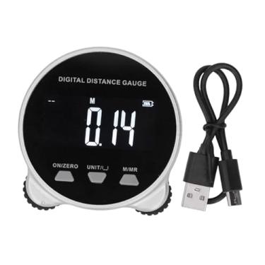 Imagem de Generic Fita métrica eletrônica com visor LCD, régua rolante, régua digital para superfícies curvas, Preto