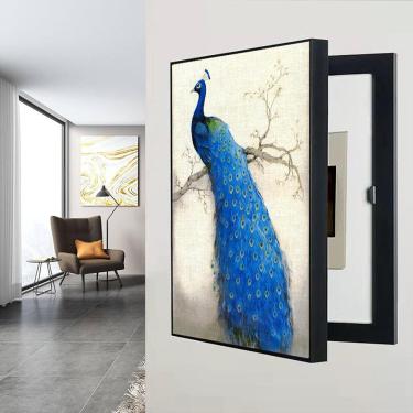 Imagem de 001,60 * 70 cm, cobertura do medidor elétrico interior, pinturas ocultas do painel elétrico, cobertura decorativa do painel elétrico - ocultar medidor caixa do medidor elétrico pintura de