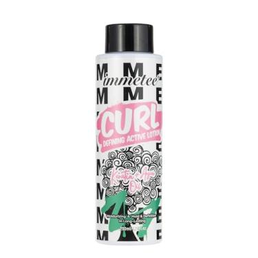 Imagem de immetee Creme de cachos para cabelos cacheados e creme para pentear, leve, não oleoso, suaviza e define, ativador de cachos para cabelos cacheados, liso e brilhante 250 ml