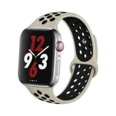 Imagem de Pulseiras De Silicone Para Apple Watch De 45mm, 44mm, 49mm, Ultra2, 40