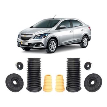 Imagem de 2 Kit Coxim Batente Dianteiro Gm Prisma 2013 2014 2015 2016