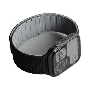 Imagem de Pulseira Esportiva Magnética De Silicone De 49mm 45mm 46mm 42mm 38mm 4