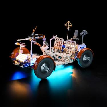 Imagem de Hilighting Upgraded Led Light Kit for Lego Technic NASA Apollo Lunar Roving Vehicle - LRV Building Set, Compatible with Lego 42182 (Model Not Included)