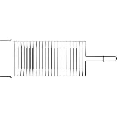 Imagem de Grelha de Inox para Churrasco com 56x17,6cm - 26480003 - TRAMONTINA