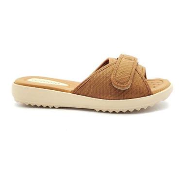 Imagem de Tamanco Azaleia Feminino 19297, 37, Marrom, Bege