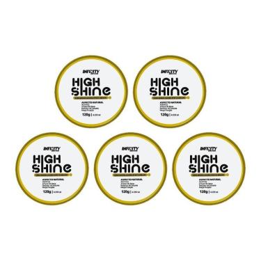 Imagem de Pomada Infinity High Shine Incolor 120G - Kit Com 5Un