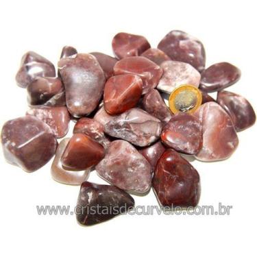 Imagem de Aragonita Roxa Rolada Natural 1 kg - Pedras de 30 a 45mm Tipo B - Atac