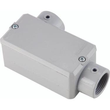Imagem de Condulete Fixo 2" Tipo LL Tramontina com Tampa com Rosca BSP e com Pin