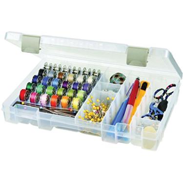 Imagem de ArtBin 6911AB Sew-Lutions Bobbin/Supply Box Organizador de costura, [1] Capa de armazenamento de plástico, transparente