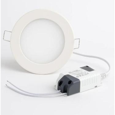 Imagem de Plafon Painel de LED Redondo 15cm de diâmetro Bivolt 9W 6500k - lorben