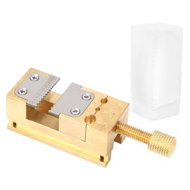 Imagem de Braçadeira de torno para reparo de relógio MUNEFE, mini furadeira, torno de mesa, torno de bancada, mini braçadeira plana para joalheiros, relojoeiros, ponteiros de roda,