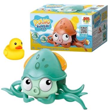 Imagem de Brinquedo de Corda Polvo Chão Banho Divertido Movimento Bebê Criança Sem Eletricidade