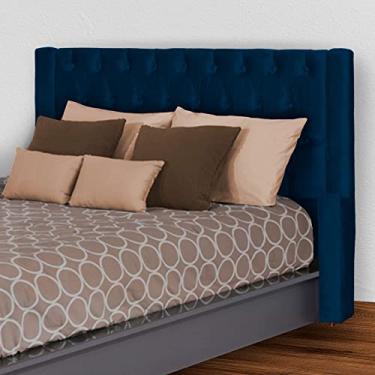 Imagem de Cabeceira Para Cama Box Emma Super King 195 cm Luxo Veludo - S.A Móveis