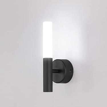 Imagem de Luminária de parede LED simples, luminária de parede ajustável, luminária de cabeceira com rotação de 90°, luzes de parede internas, lâmpadas noturnas de 3 W para sala de estar, quarto, 6000