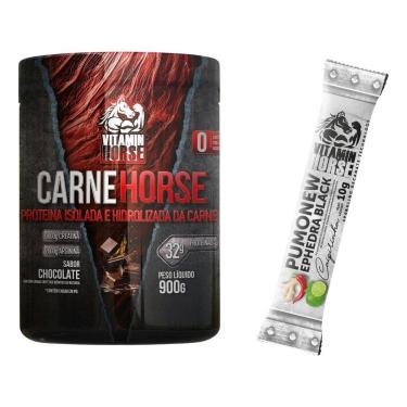 Imagem de Vitamin Horse Carne Horse 900g Chocolate – Proteína da Carne Hidrolisada em Pó-Unissex