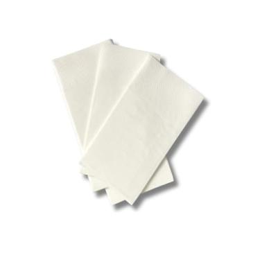 Imagem de Guardanapos de Papel Branco Premium, 40x40 cm, Folha Dupla, 200 Unidades