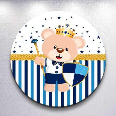 Imagem de Capas Painel Grande e Mini Painel Redondo Festa Infantil Ursinho Menin