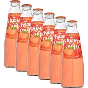 Imagem de Kit Com 6 Keep Cooler Aurora Classic Pêssego 275ml