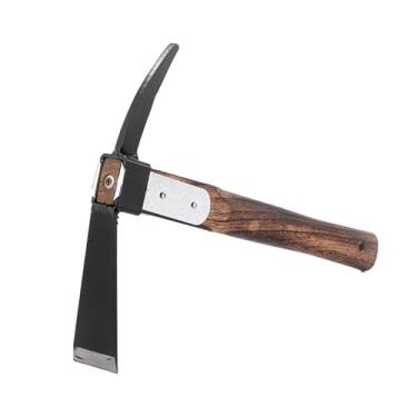 Imagem de Stgfyxgs Enxada E Cultivador, Enxada Manual, Cultivador, Cabo de Madeira, Ancinho de Jardim de Duas Cabeças, Ferramenta de Jardim para Cavar, Arar Grama, Capin, Estilo B