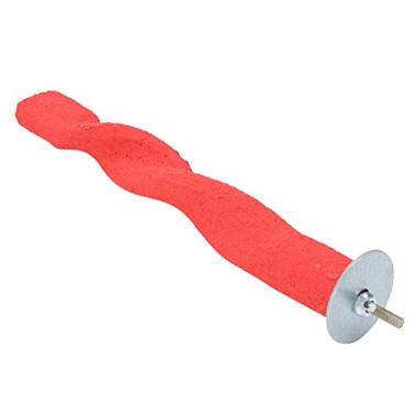 Imagem de AYNEFY Poleiro de Pássaro, Vara de Moagem de Madeira para Papagaios e Pássaros, Exercício de pé e Brinquedo de Mastigação Divertido