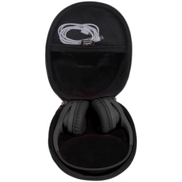 Imagem de Aproca Capa de fone de ouvido infantil compatível com Belkin SoundForm Mini - fones de ouvido Bluetooth sem fio, bolsa portátil - preta (apenas capa)