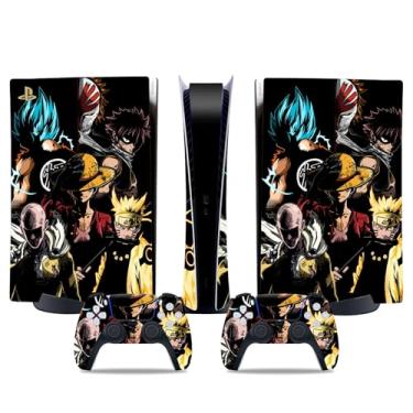 Imagem de MaD Vision Kit de skin extra durável para PlayStation 5 (PS5) Digital | Conjunto de decalque de vinil fosco para console + 2 controles - para design de anime