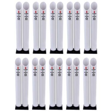 Imagem de Kit 10 Coletores Duplos Água PVC - CM Design