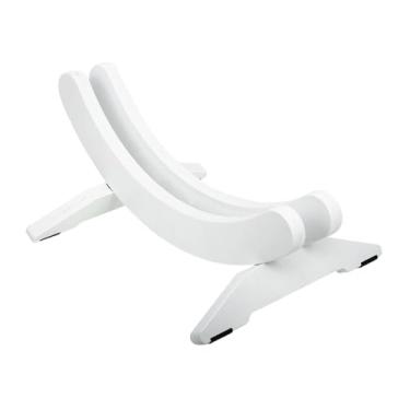 Imagem de simhoa Suporte de chão para bicicleta, compatível com pneus de 25 mm a 48 mm de largura, com suporte para exibição e estacionamento, Branco