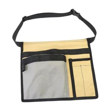 Imagem de Generic Bolsa de cinto para ferramentas de um lado, ajustável, com vários bolsos, portátil, bolsa de cinto utilitária para carpinteiro e