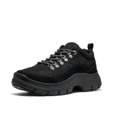 Imagem de KEEN Mocassim feminino Kosa Oxford durável estilo plataforma durável, Preto/preto, 37