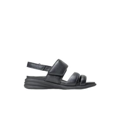 Imagem de Sandália Papete Feminina Bidu em Couro Nobre Preto Artmello Confortável Moderna (BR, Adulto, Numérico, 38)