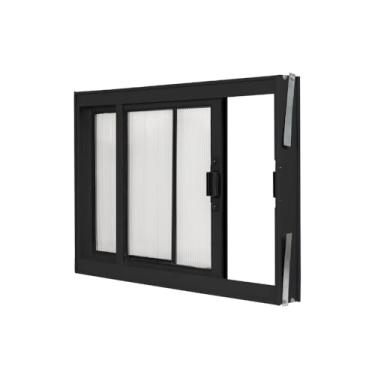 Imagem de Janela Vitro De Alumínio Com Folha De Policarbonato 40x60 Resistente