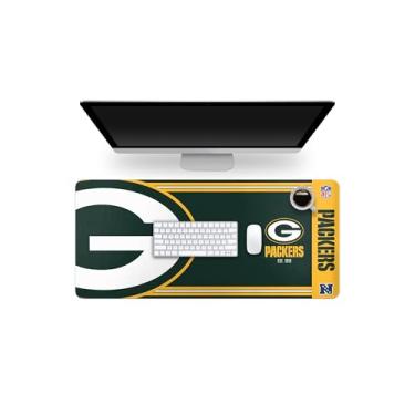 Imagem de FOCO NFL Official Established Primary Logo Wordmark Home Office Desk Pad Mouse Pad 89 cm x 41 cm (Green Bay Packers, Green Bay Packers)